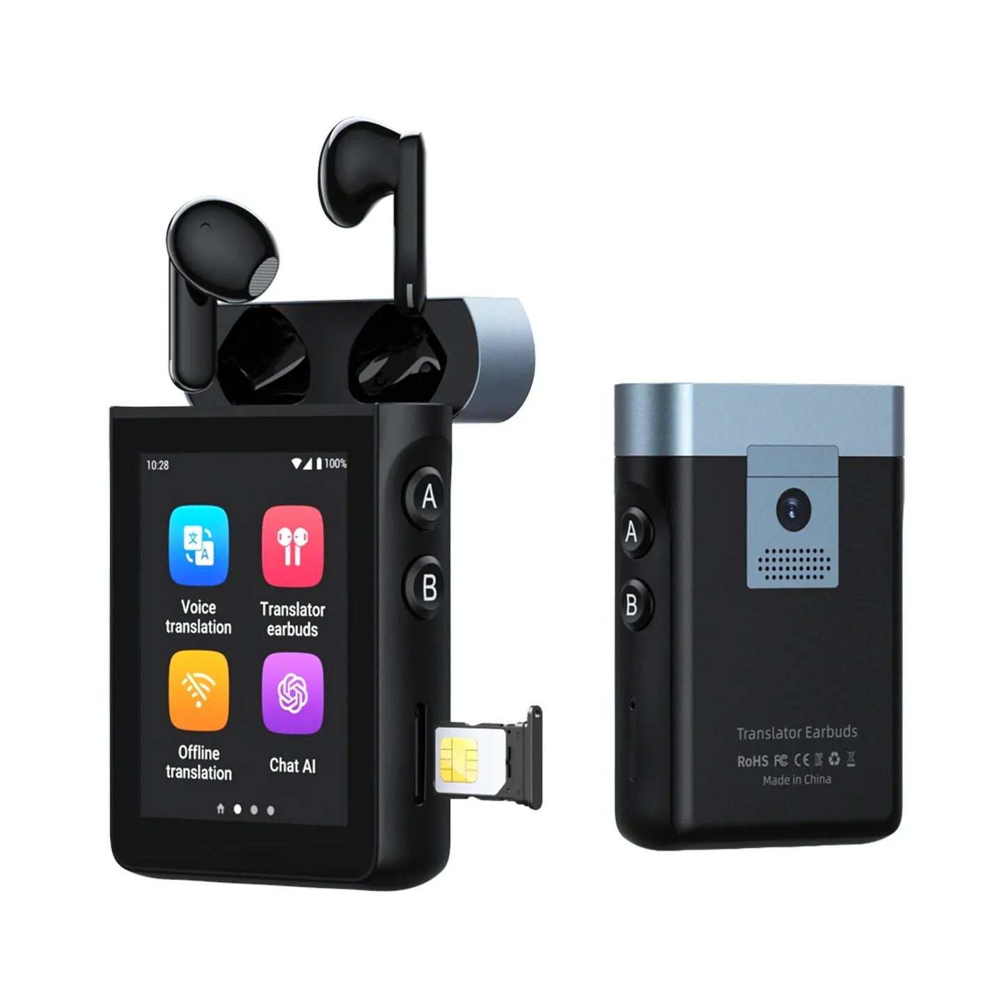 Wooask A9 4G Standalone Translator Earbuds with ChatGPT
