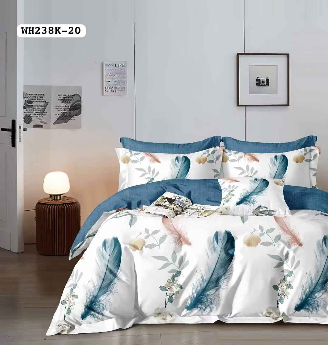 Warm House 6 Pcs Duvet Cover Set Elegant
