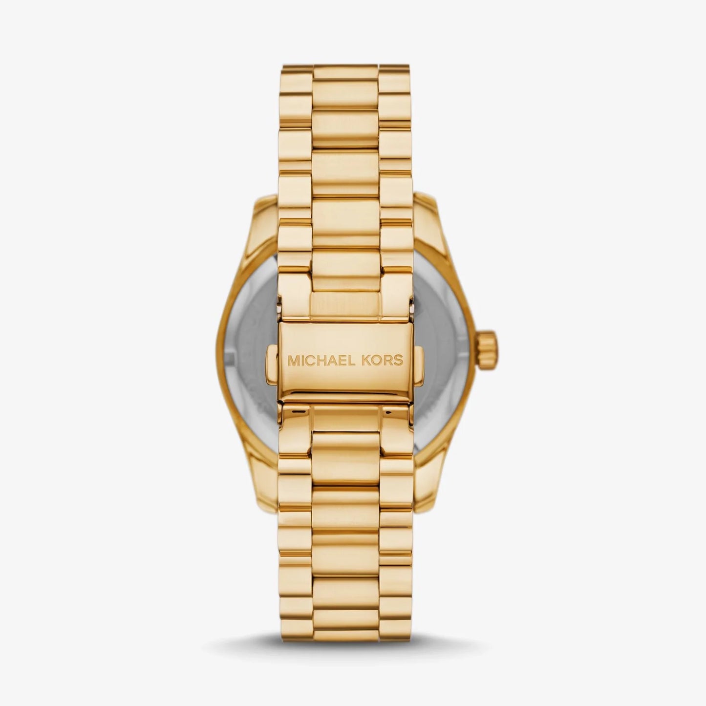 MICHAEL KORS LEXINGTON THREE-HAND GOLD-TONE STAINLESS STEEL WATCH AND JEWELRY GIFT SET - MK1079SET