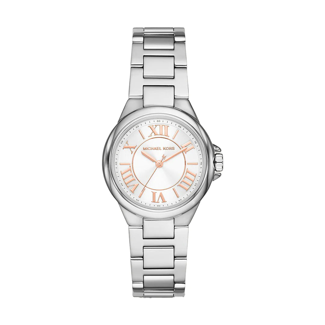 MICHAEL KORS CAMILLE THREE-HAND STAINLESS STEEL WOMEN'S WATCH - MK7259B