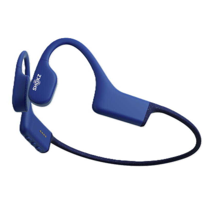 shokz open swim blue
