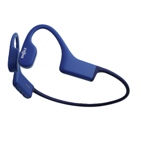 shokz open swim blue