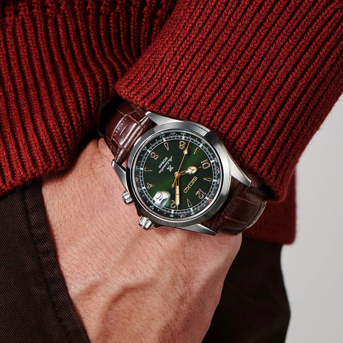 SEIKO Men Prospex Alpinist Automatic Sports Watch