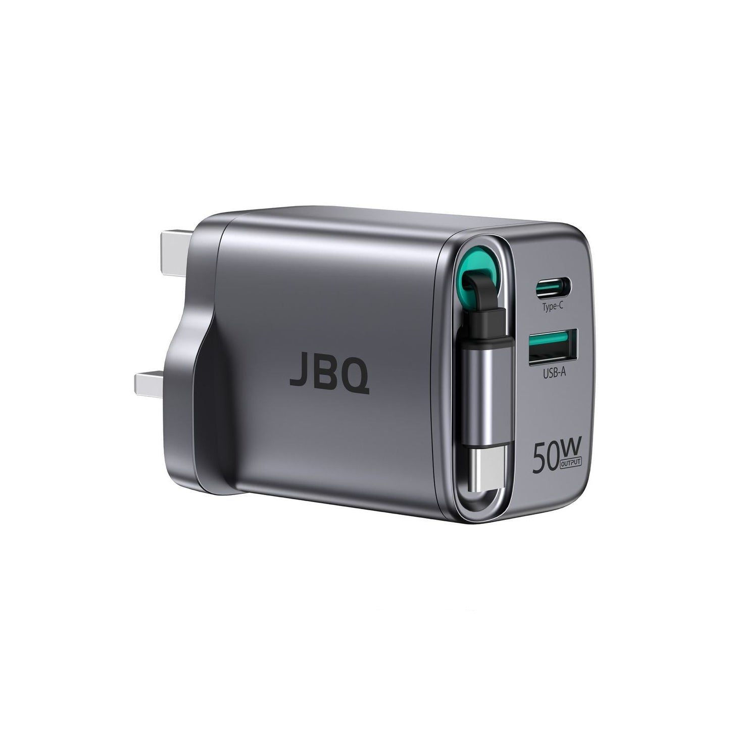 JBQ Volt Stream Retractable Cable Charging PD50w