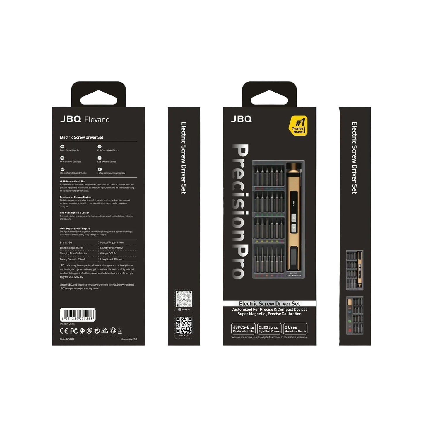 JBQ Precision Pro Electri Screw Driver Set