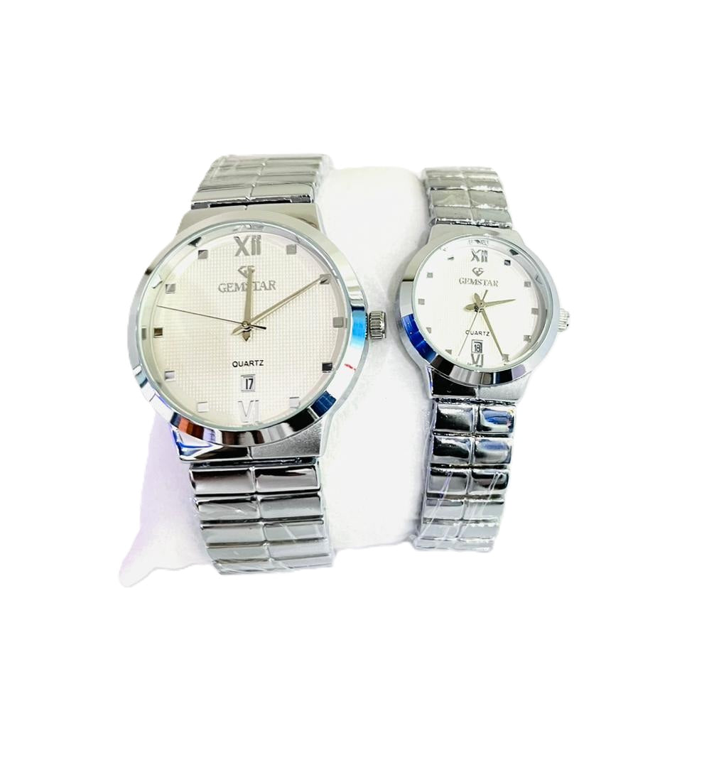 GEMSTAR COUPLE WATCHES GS9826