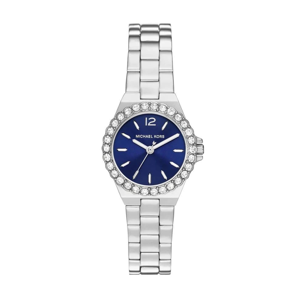 MICHAEL KORS LENNOX WOMEN'S STAINLESS STEEL BLUE DIAL WATCH - MK7397