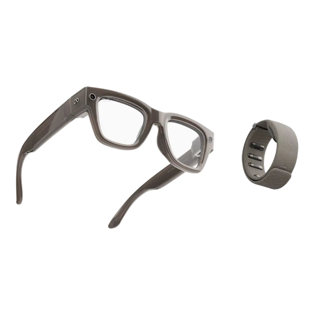 META RAY BAN DISPLAY AND SMART BRACELET