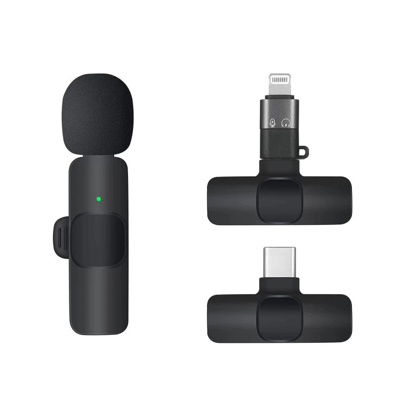 Wireless Microphone compatible with Android and iPhone