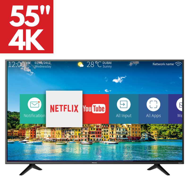 Hisense 55A62 Smart 4k UHD TV 55 inch