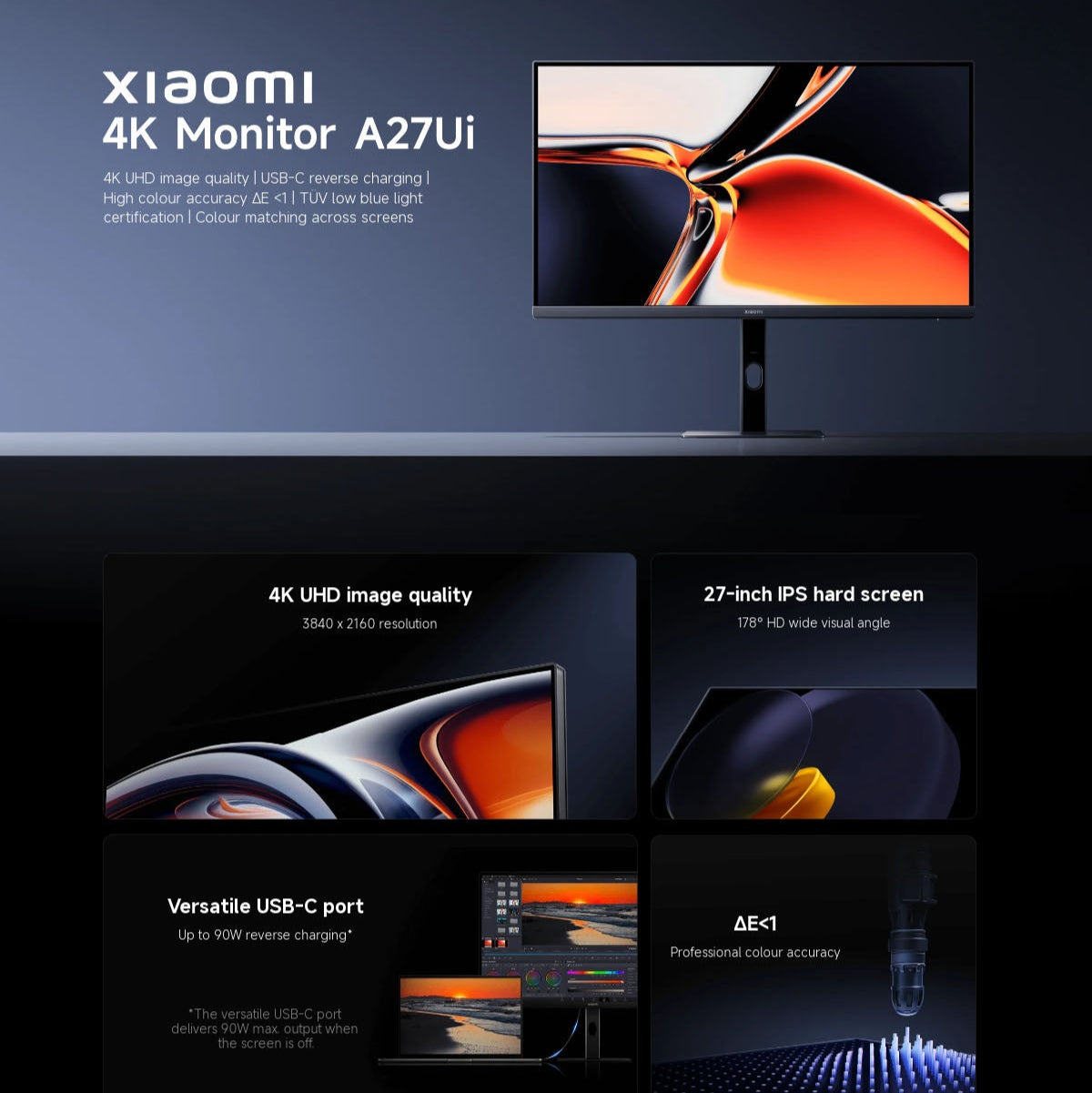 Xiaomi 4k Monitor A27Ui