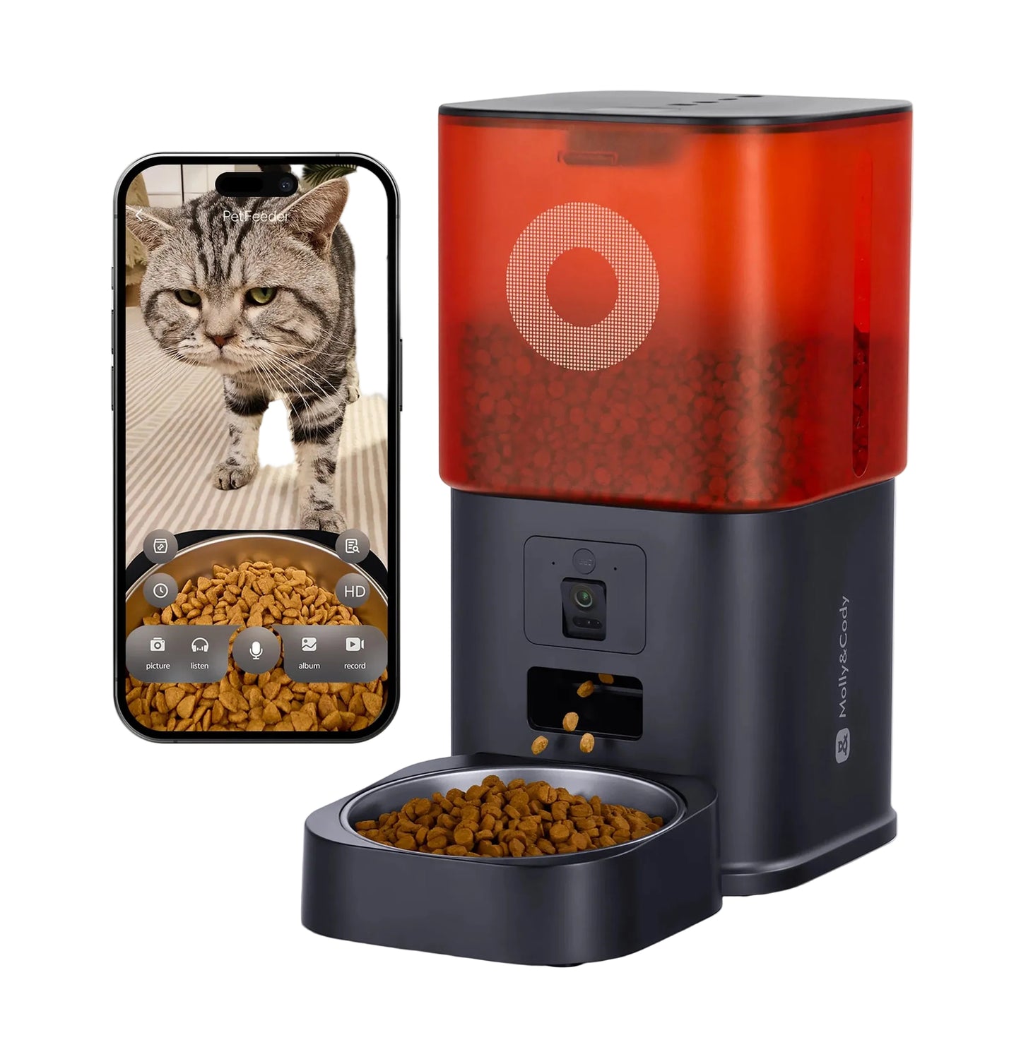 Molly&Cody 6L Wifi feeder Black