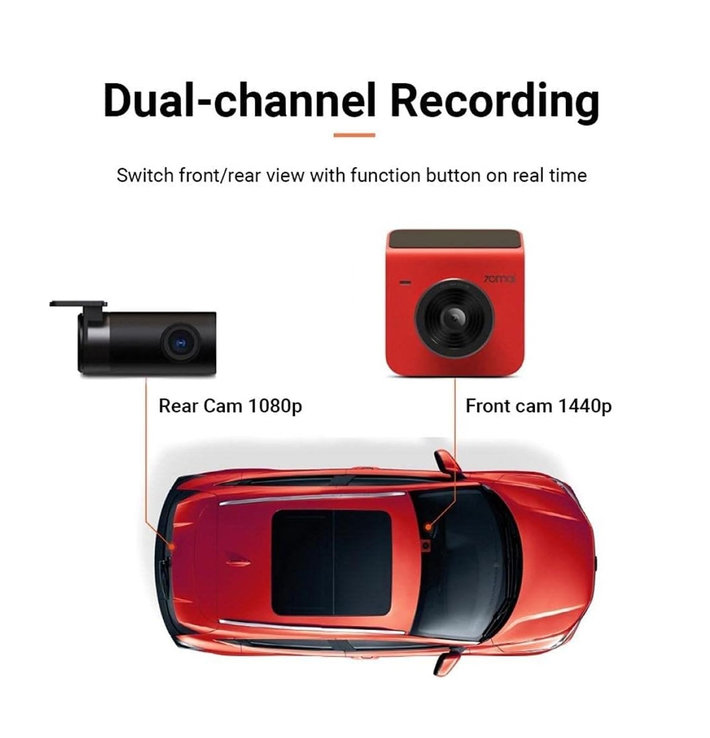 70mai Dash Cam A400 1 SET