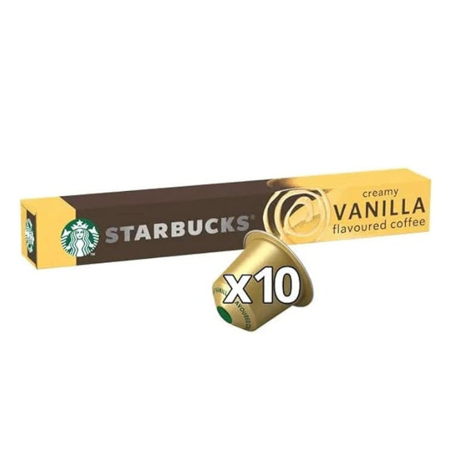 Starbucks By Nespresso Creamy Vanilla Flavoured Coffee Blonde 10 Pods