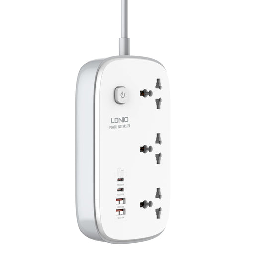 LDNIO SC3416 Extension Power Strip With USB Ports