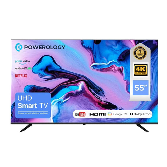 Powerology 4K UHD Smart TV 55"