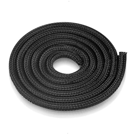 AGPTEK 6m/19.69ft Cable Tidy Sleeve Animal Proof Cable Wire Management Wrap Split Sleeve with Flame Retardancy