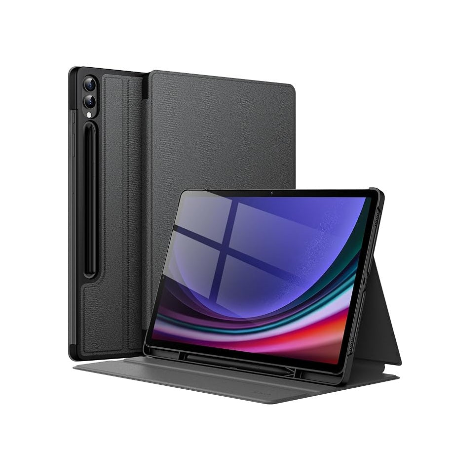 JETech Folio Case for Galaxy Tab S10 Plus/S9 Plus 12.4 Black