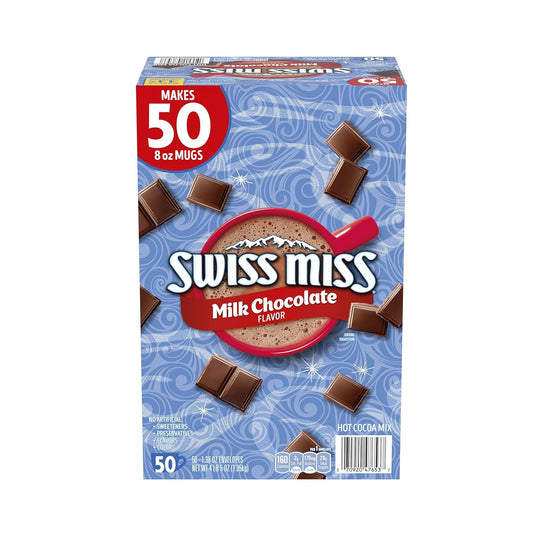 Swiss Miss Milk Chocolate Hot Cocoa Mix Packets 50 ct 69 Ounce