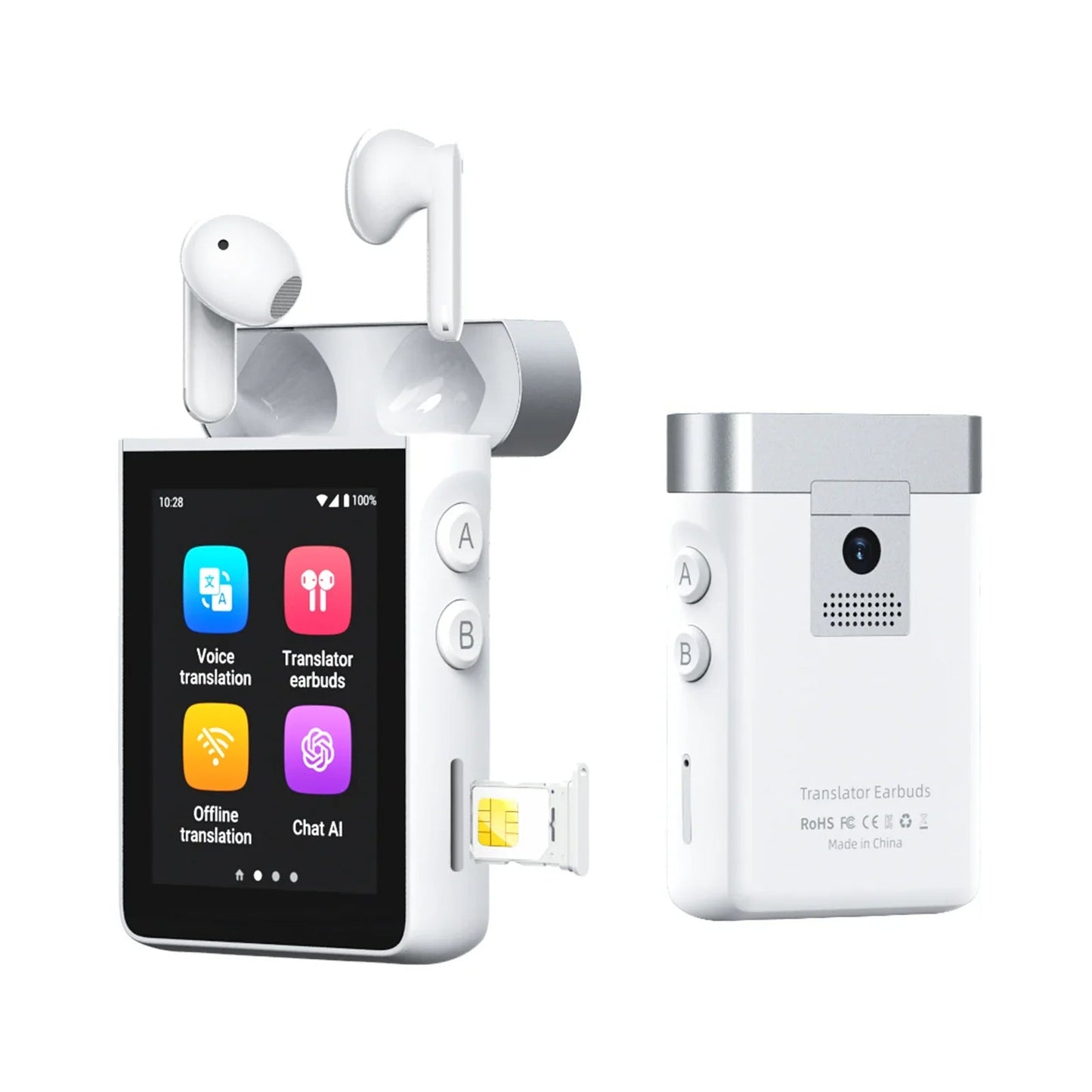 Wooask A9 4G Standalone Translator Earbuds with ChatGPT