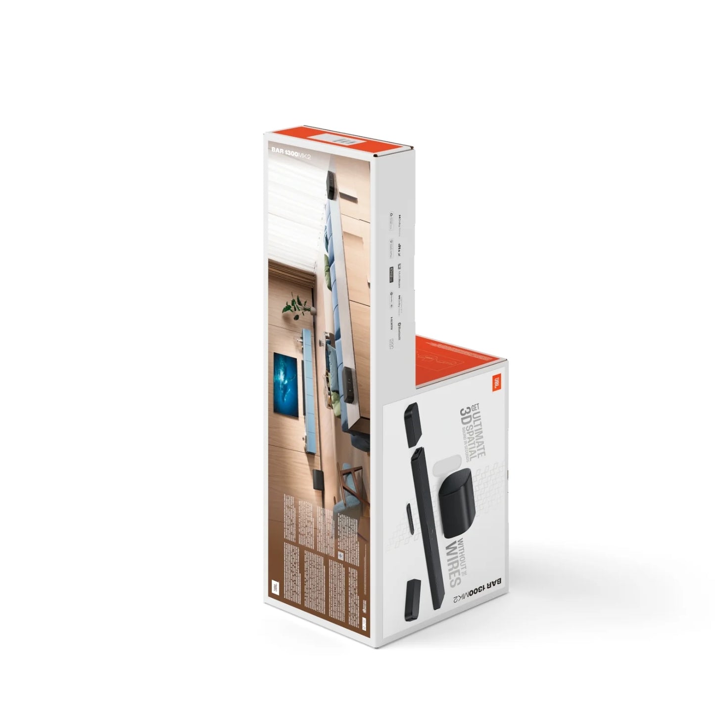 JBL Bar 1300 MK2 11.1.4 Channel soundbar System with Detachable Surround Speakers