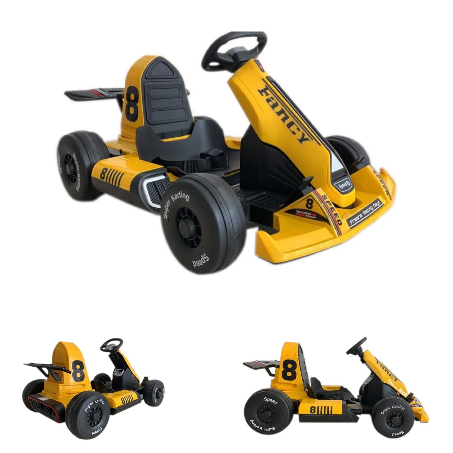 Fancy Electric Go Kart For Kids 12V Battery Powered Ride