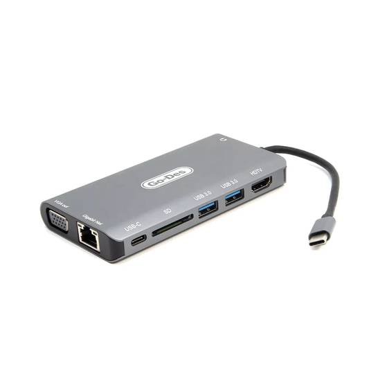 GO DES 9 in 1 USB C Hub Multiport Adapter