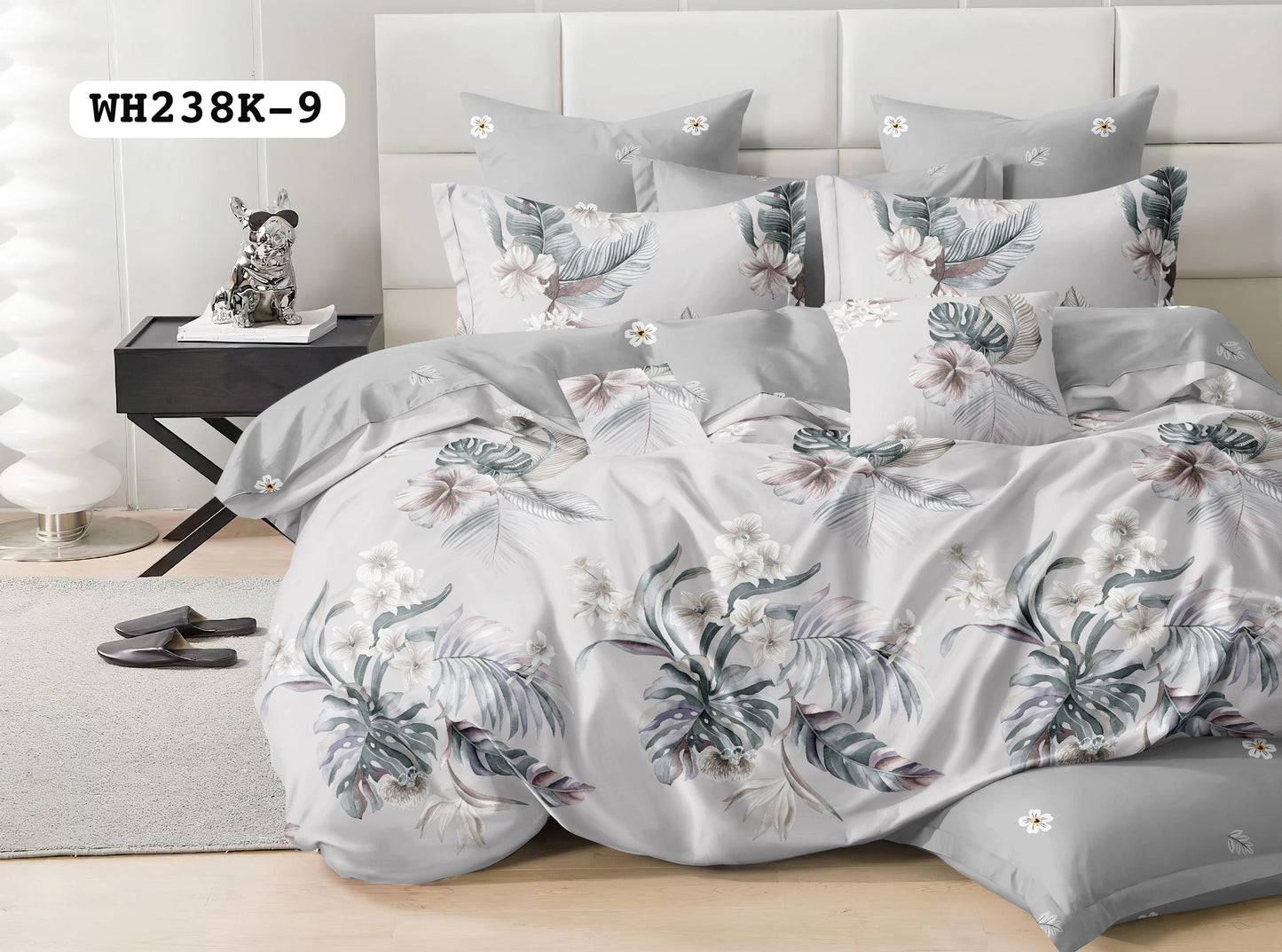 Warm House 6 Pcs Duvet Cover Set Elegant