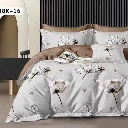 Warm House 6 Pcs Duvet Cover Set Elegant