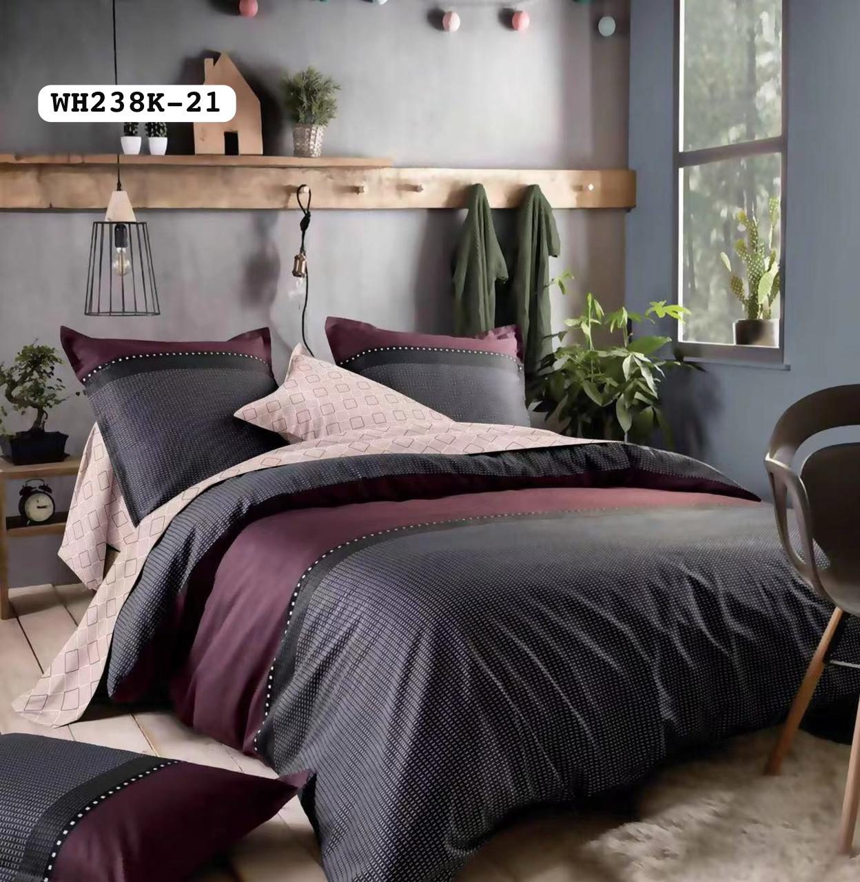 Warm House 6 Pcs Duvet Cover Set Elegant