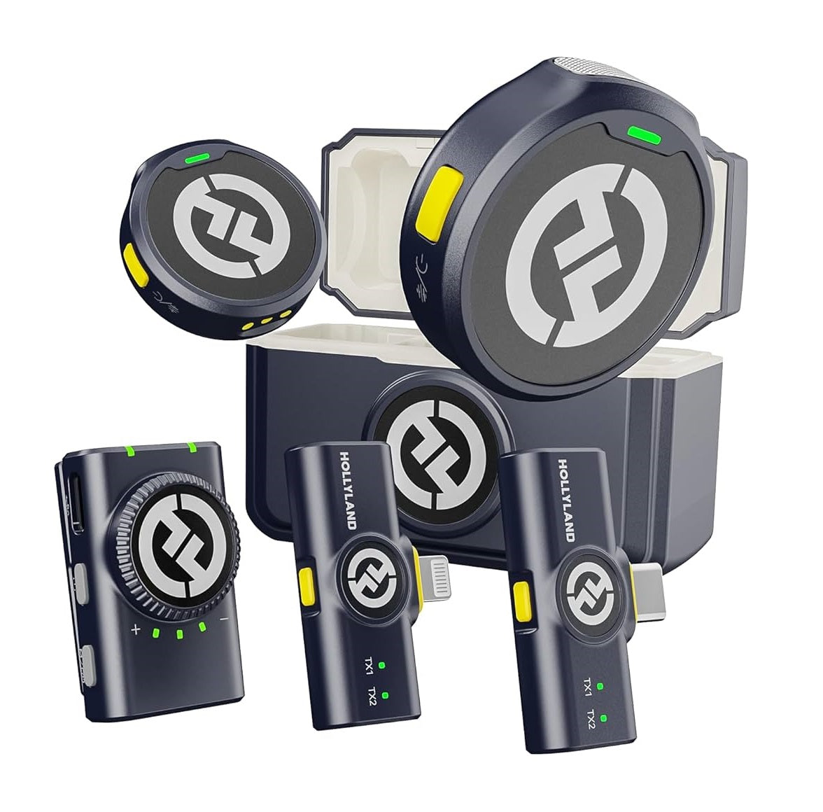 【ほぼ新品】Hollyland LARK M2 Combo Hollyland Lark M2 wireless lavalier microphone combo – Mtunda Ke