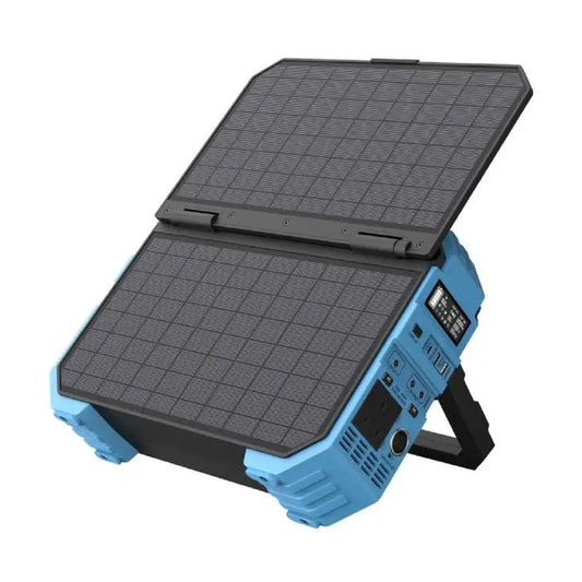 Powerology 600W 192000mAh Portable Generator Integrated Solar Panel