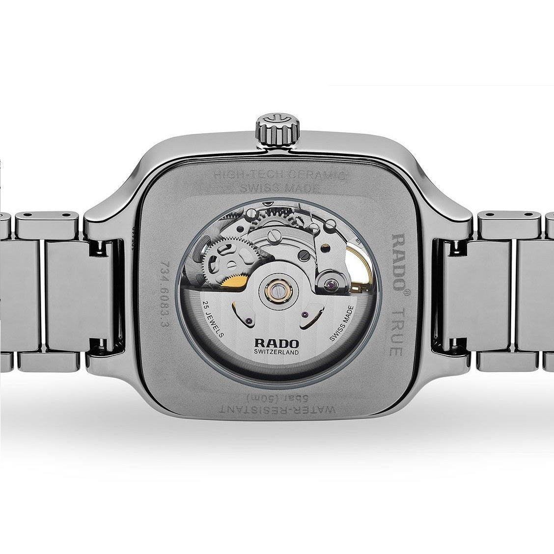 RADO True Square Unisex Analog Ceramic Automatic Watch R27083202