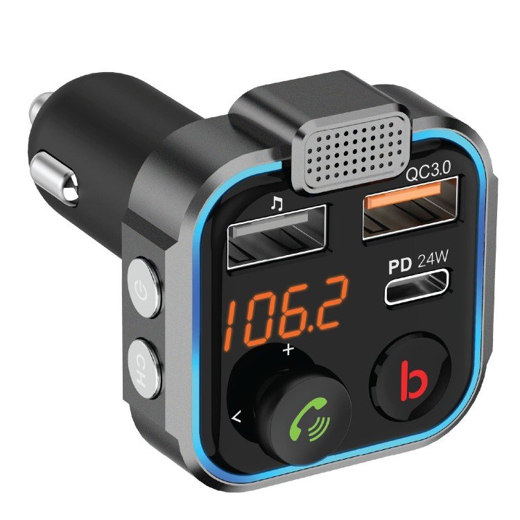 Porodo Smart Car Charger FM Transmitter