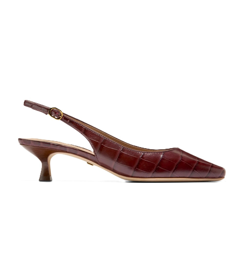 Cole Haan Womens Tayla Kitten Heel Sling Pumps 45MM