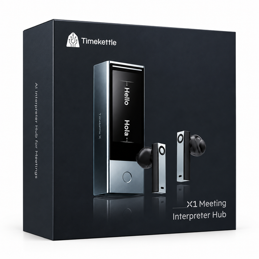 Timekettle X1 Meeting AI Translator Interpreter Hub