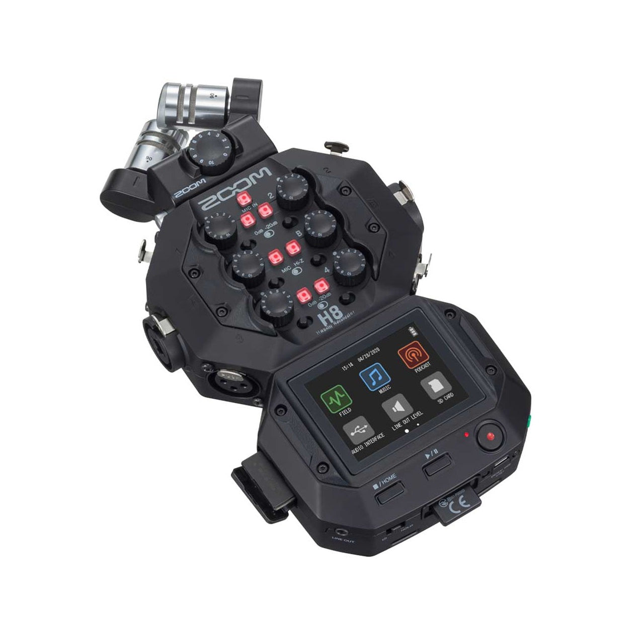 Zoom H8 8 Input 12 Track Portable Handy Recorder