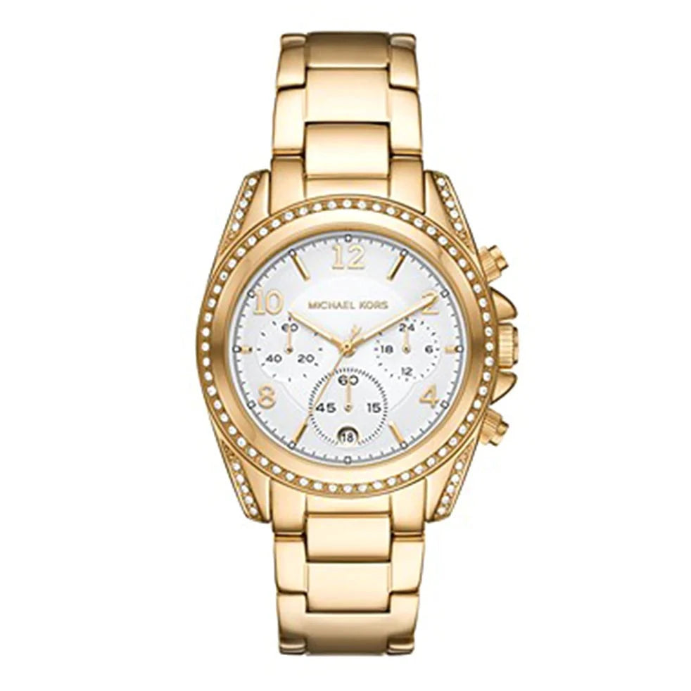 MICHAEL KORS ANALOG WOMEN'S WATCH GOLD PLATED METAL BRACELET - MK6762