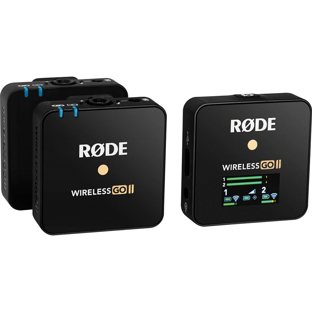 RODE Wireless Go II Dual Channel Wireless System with Built in Microphones