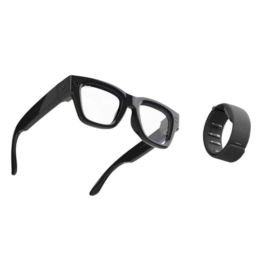 META RAY BAN DISPLAY AND SMART BRACELET