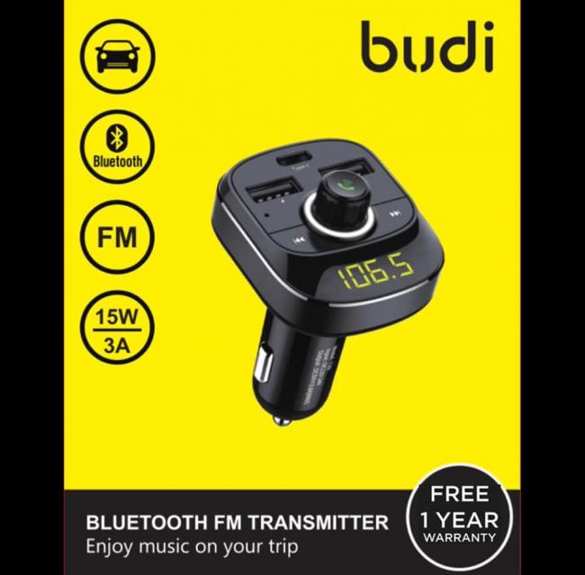 Budi Bluetooth Car MP3, Charger and FM Transmitter