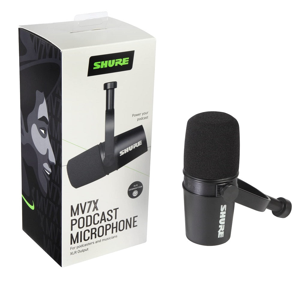 Shure MV7X XLR Podcast Microphone