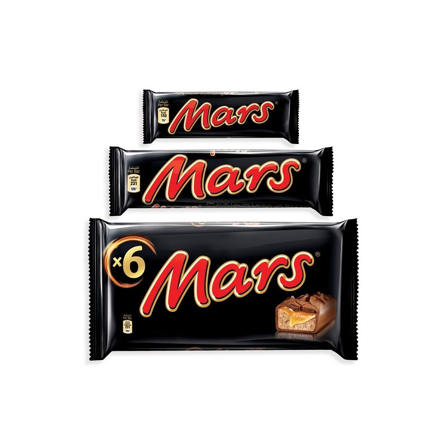 Mars Caramel and Milk Chocolates 6 in 1