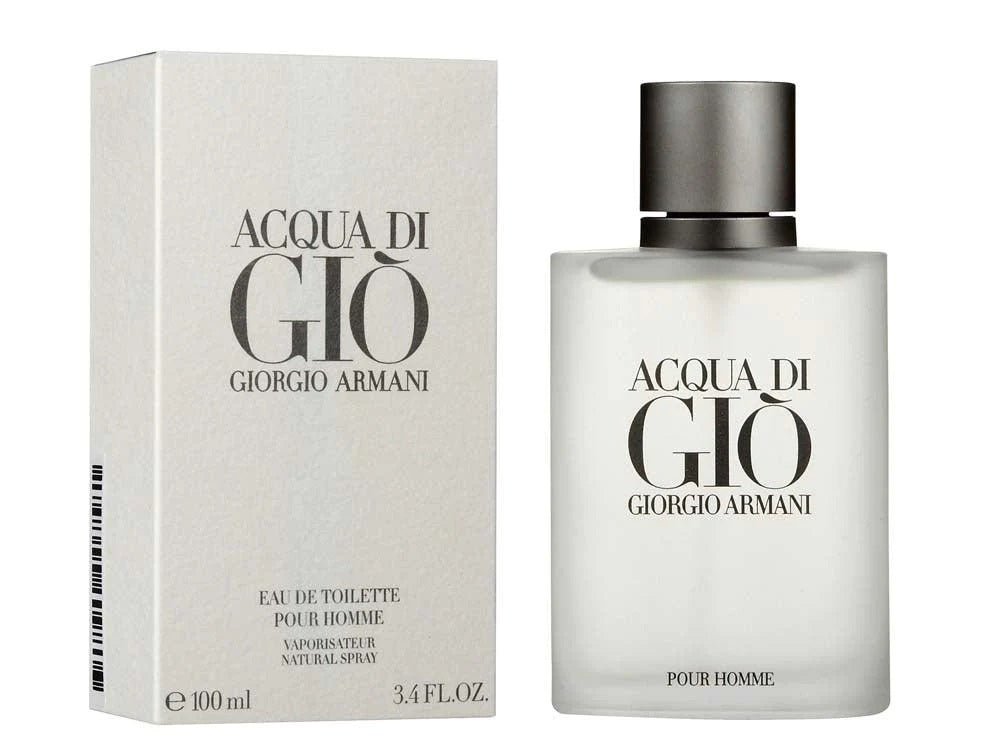 Acqua Di Gio By Giorgio Armani for Men, EDT Spray 3.4 Fl Oz
