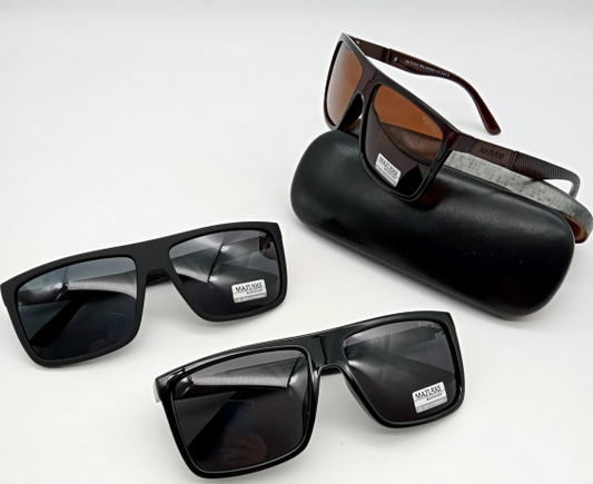 Matlrxs Black Polarized Sunglasses