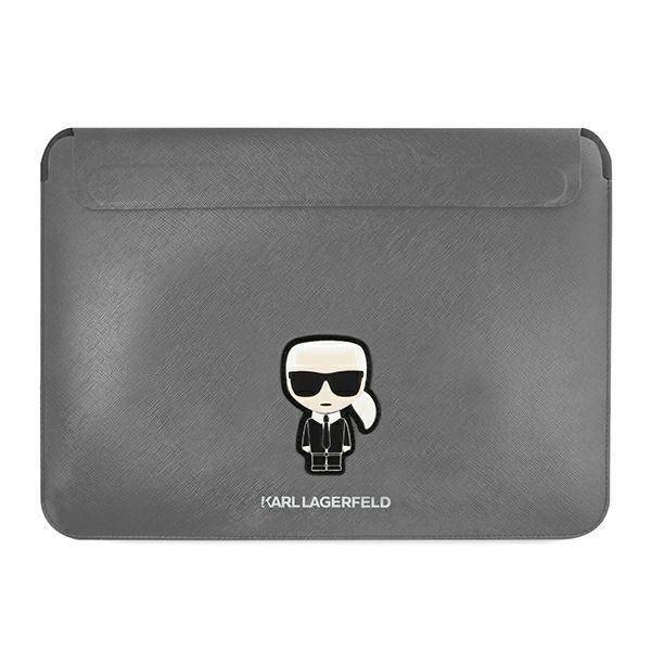 Karl Lagerfeld 14 Inch Laptop and Tablet Sleeve - Saffiano Ikonik