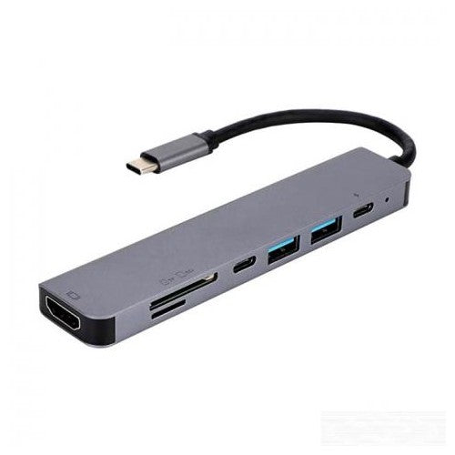 Go-Des GD-6831 7 in 1 Usb Type C Multi Function Extender